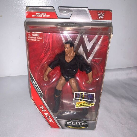 WWE Elite Collection Flashback The Rock Figure,WWE Superstars collectibles. - Picture 6 of 10